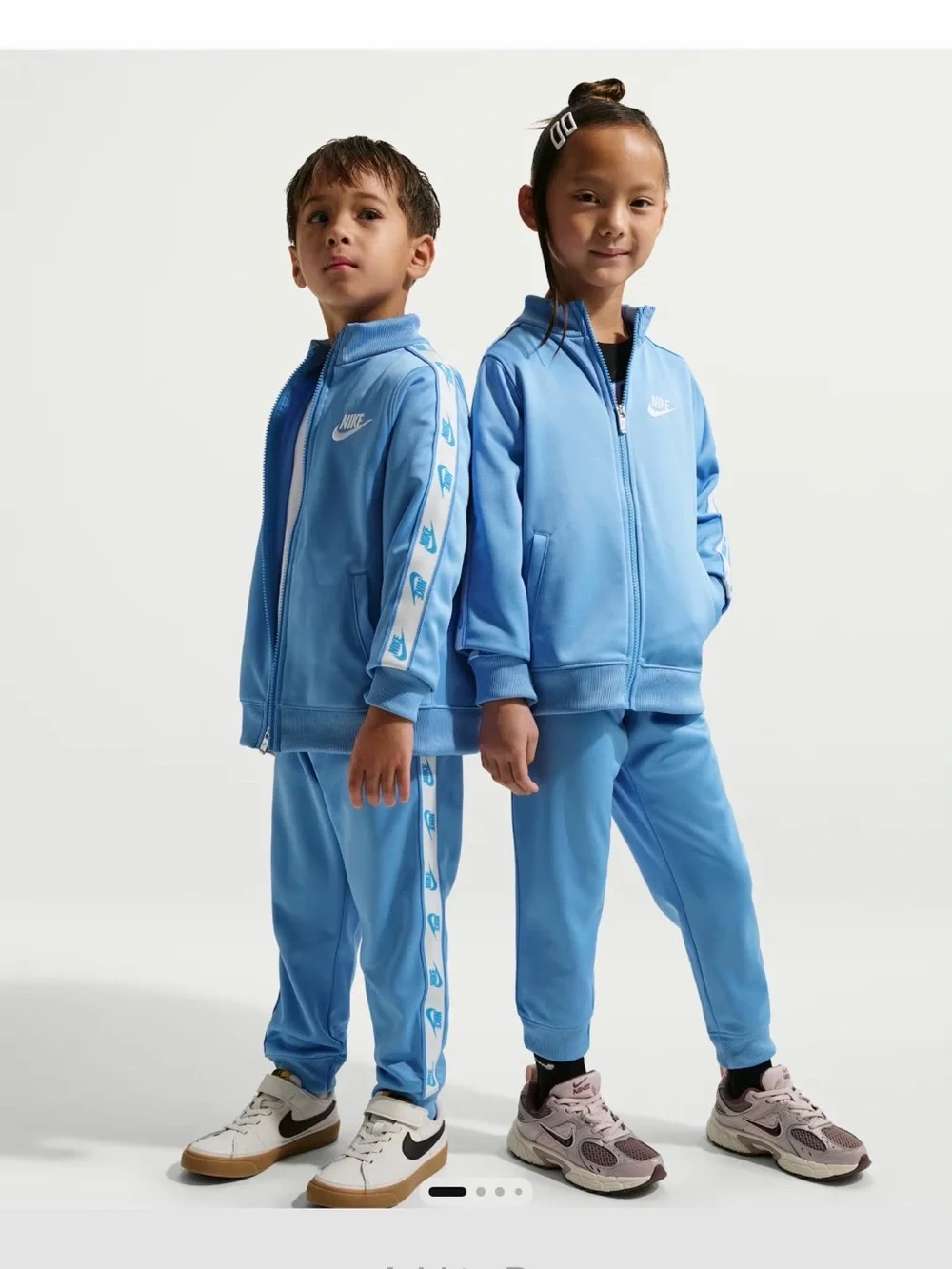 Nike Dri-FIT Little Kids' 2-Piece Full-Zip Set with Logo